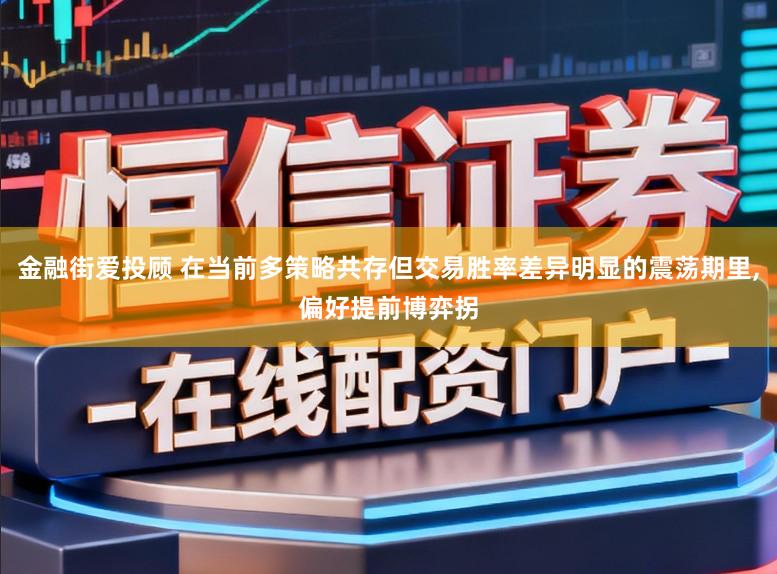 金融街爱投顾 在当前多策略共存但交易胜率差异明显的震荡期里，偏好提前博弈拐