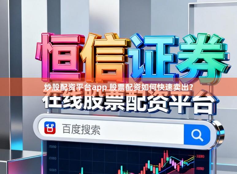炒股配资平台app 股票配资如何快速卖出？
